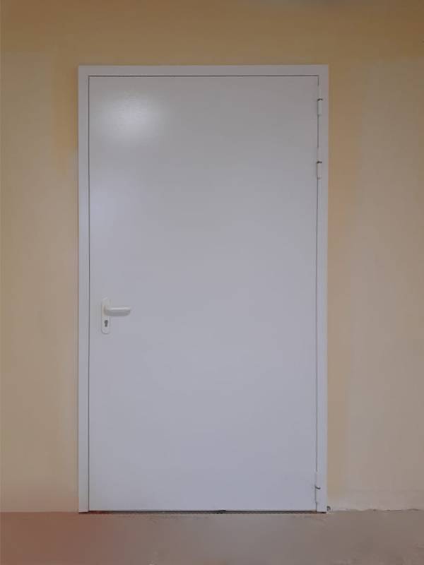 Одностворчатая дверь в больнице (ул. 3-я Черепковская)