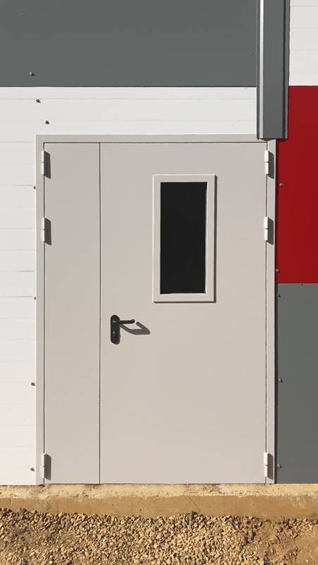 Полуторная дверь с окном (р-н Митино, ул. Барышиха, 49) Полуторная дверь с окном (р-н Митино, ул. Барышиха, 49)